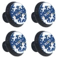 thumbnail image 1 of 4 Pcs Unicorn Knobs for Kitchen Cabinet Cupboard Dresser Bookcase Drawer Pulls Handles Round Home Decor, 1 of 5