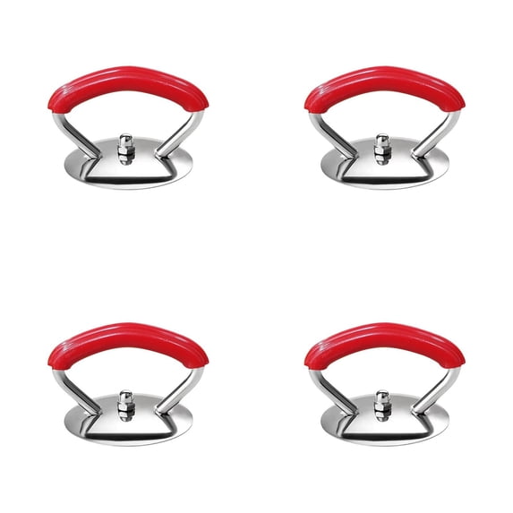 4 Pcs Universal Crock Pot Lid Handle Replacement, Stainless Steel Heat Resistant Cookware Pot Lid Replacement Lids