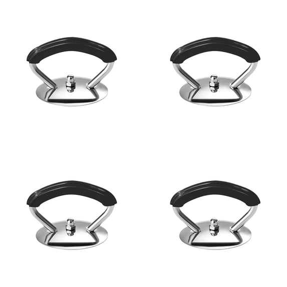 4 Pcs Universal Crock Pot Lid Handle Replacement, Stainless Steel Heat Resistant Cookware Pot Lid Replacement Lids