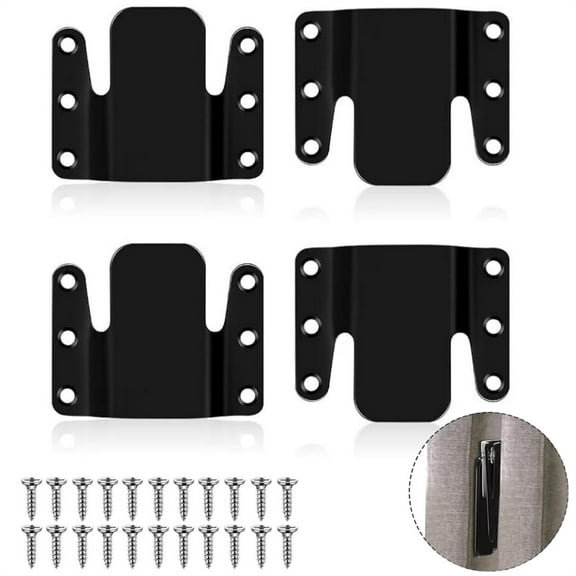 4 Pcs Universal Sectional Sofa Interlocking,Topboutique Metal Couch Connectors,Sofa Connector Bracket,Sectional Couch Connectors,Furniture Connector Clips with Screws for Sofa/Couch/Loveseat