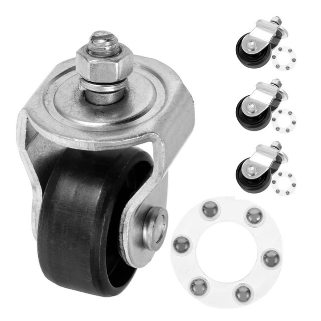 4 Pcs Universal Wheel Replacement Floor Jack Caster Wheels Accessories