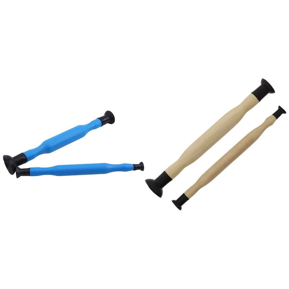 4 Pcs Valve Lapper Cutting Paste Hand Lapping Tool Valve Hand Lapping Grinding Tool Kit-Yellow+Black & Blue + Black,4 x valve grinder,Photo Color