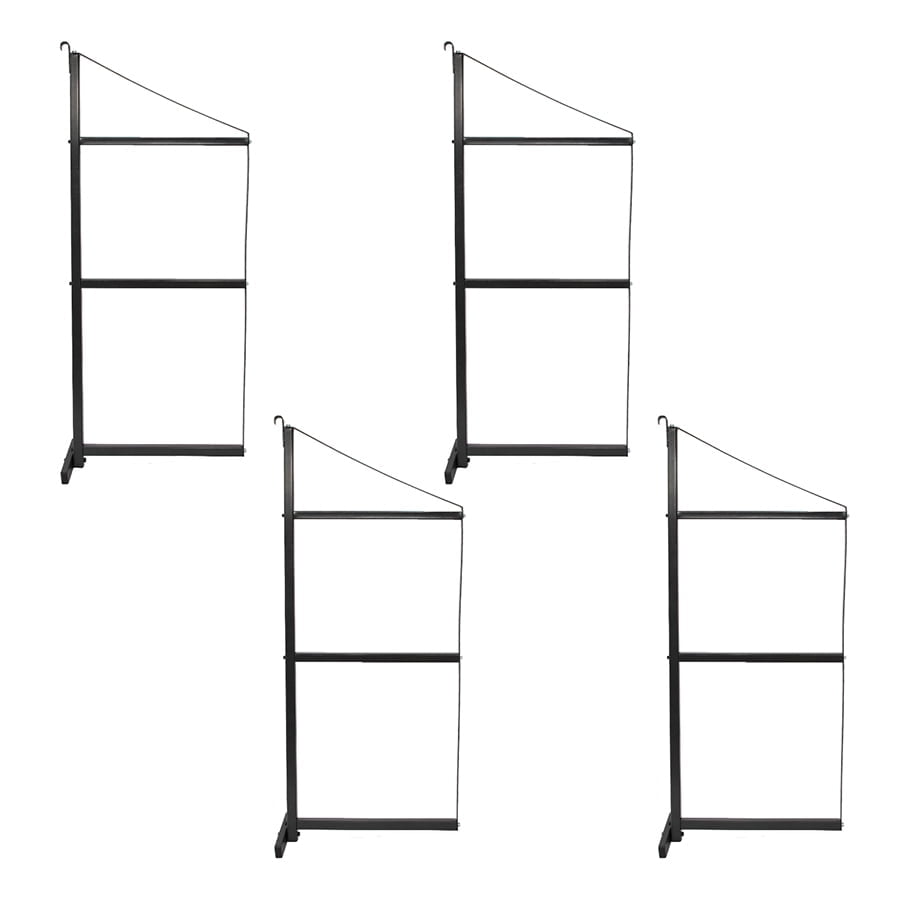 4 Pcs Van Interior Shelf Compartment Hanging Rack Wall Mounted Storage ...