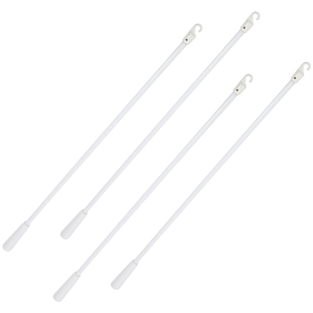 4 Pcs Blind Rod with Hook Vertical Blinds Replacement Rods