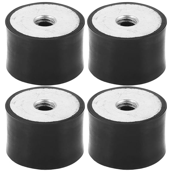 4 Pcs Vibration Isolator Mount Air Compressor Mounts Compresor De Aire Anti Pads Rubber Shock Absorber Metal