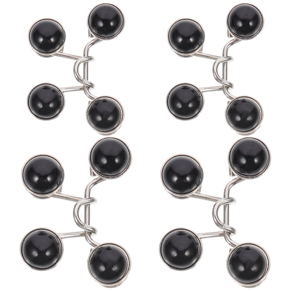 4pcs Creative Jeans Buttons Detachable Simple Snap Fasteners for Trousers Clip