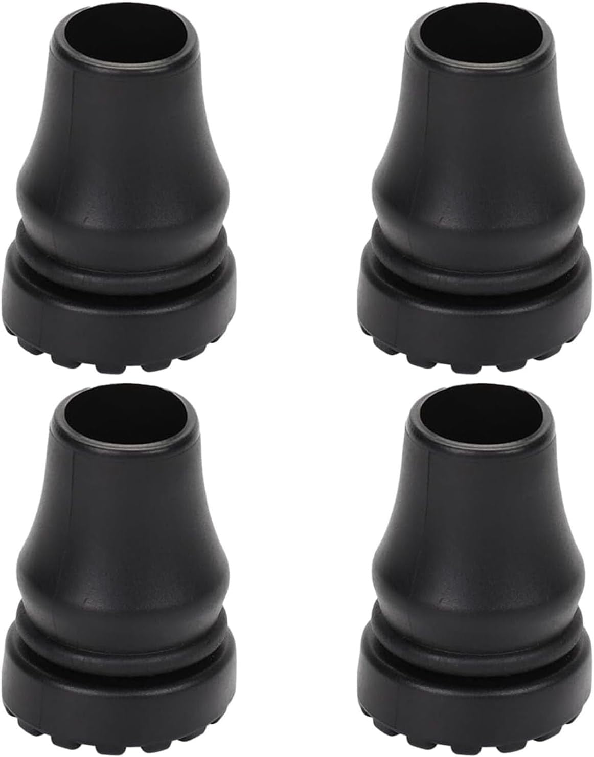 4 Pcs Walking Stick Rubber Tips – Heavy-Duty Non-Slip Replacement ...