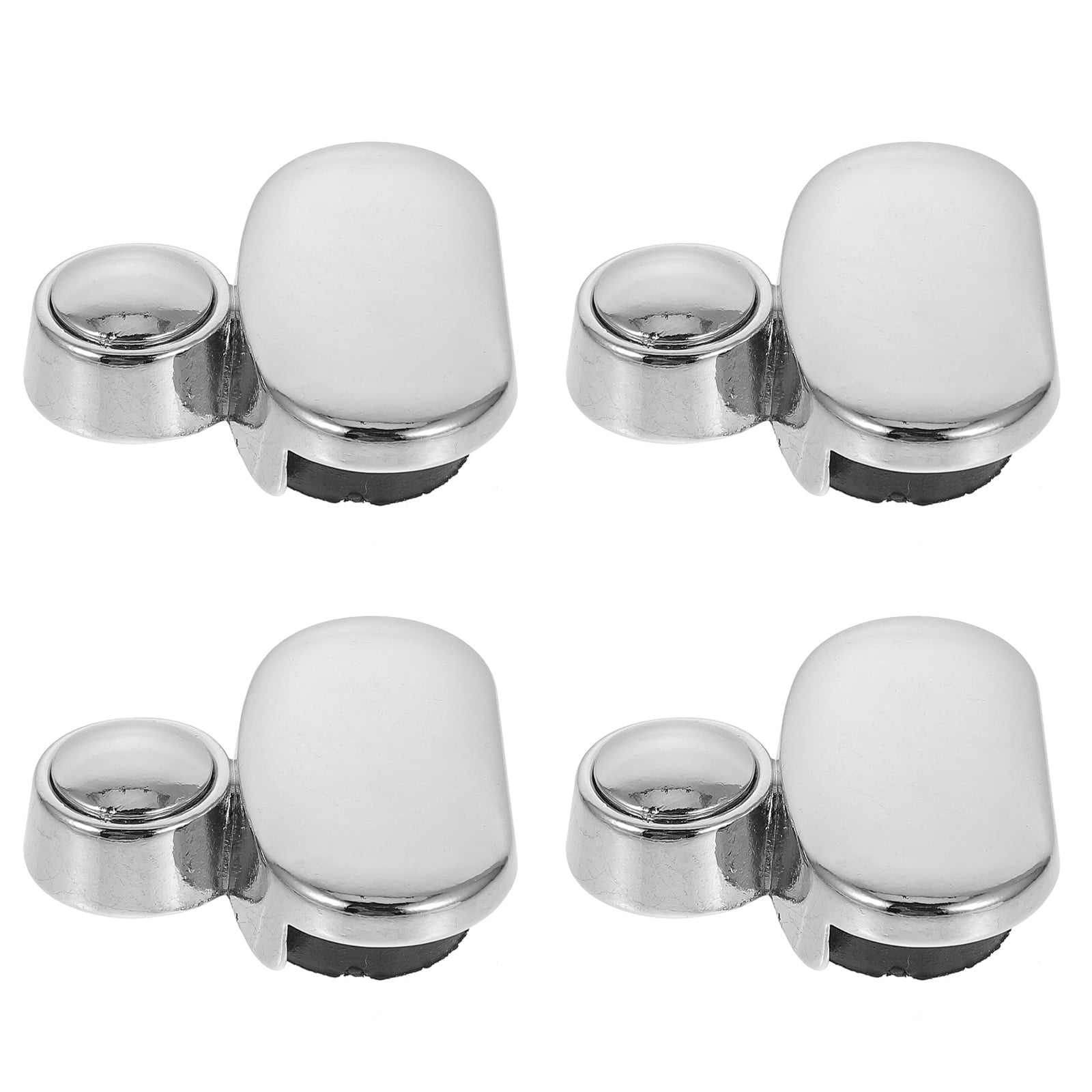 4 Pcs Wallmounted Mirror Clips Screw Holder Brackets Heavy Duty Alloy