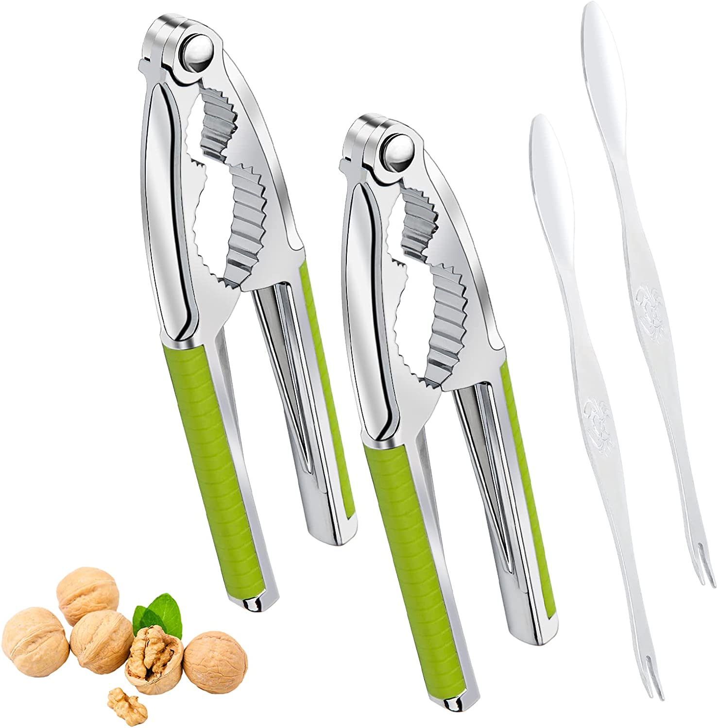 4 Pcs Walnut Cracker Tools, Nut Crackers Three Opening Clips Nut Shell ...