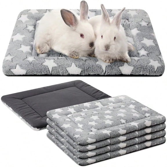 4 Pcs Washable Dog Crate Mat Kennel Pad Replaceable Reversible Pet Bed Pad For Crate Pet Sleeping Mat For Small Medium Large Dog Machine Washable 18 X 14 X 1.6 Inch Gray