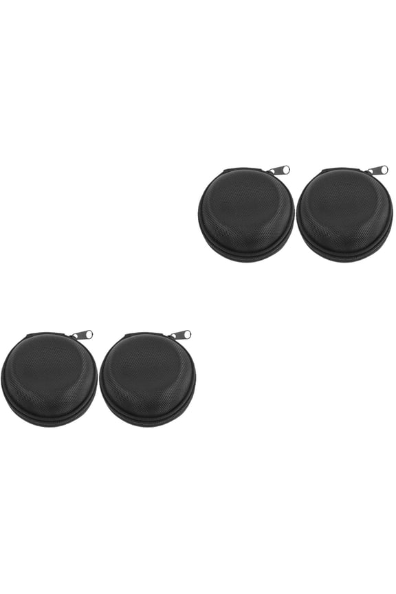 4 Pcs Watch Box Travel Round Case Men's Watches Cases for Storage Single Winder Bag