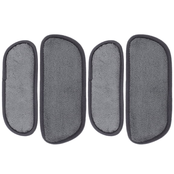 FONDOTIN Set of 4 Grey Artificial Fiber Water Dispenser Drip Trays for Home and Office Use
