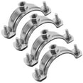 thumbnail image 1 of 4 Pcs Water Support Metal Clamps Heavy Duty Tube Tubing Strap Clip Connector Brackets for, 1 of 1