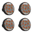 thumbnail image 1 of 4 Pcs Watermelon Knobs for Kitchen Cabinet Cupboard Dresser Bookcase Drawer Pulls Handles Round Home Decor, 1 of 5