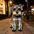thumbnail image 1 of 4 Pcs Waterproof Dog Shoes with Reflective Straps, Breathable Non-Slip Boots for Large Dogs, Paw Protection for Daily Walking, 1 of 6