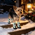 thumbnail image 1 of 4 Pcs Waterproof Dog Shoes with Reflective Straps, Breathable Non-Slip Boots for Large Dogs, Paw Protection for Daily Walking, 1 of 6