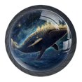 thumbnail image 1 of 4 Pcs Whale Knobs for Kitchen Cabinet Cupboard Dresser Bookcase Drawer Pulls Handles Round Home Decor, 1 of 8