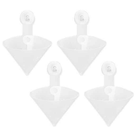 4 Pcs White Kitchen Drain Sink Strainer Filter Food Catcher Foldable by Fogein