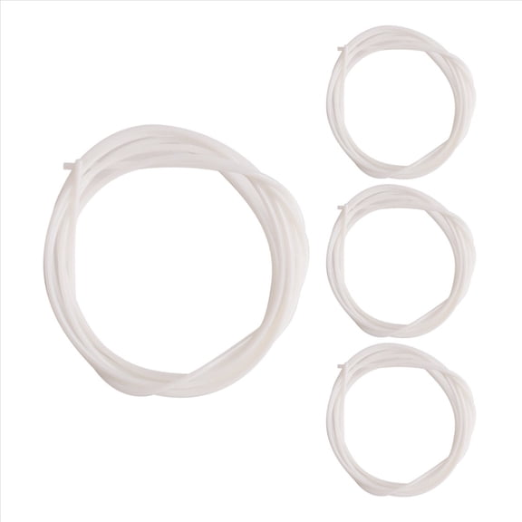 4 Pcs White Nylon Ukulele Replacement Strings, Universal String Parts for 21/23/26 Inch Ukulele Instrument