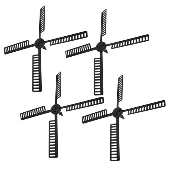 4 Pcs Windmill Lighthouse Fan Blades Windmill Supplies Windmill Leaf Wind Windmill Part Replacements Part