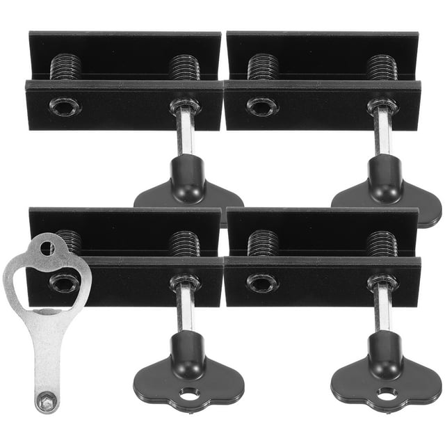 4 Pcs Window Stopper Security Bars for inside Windows Lock Locks