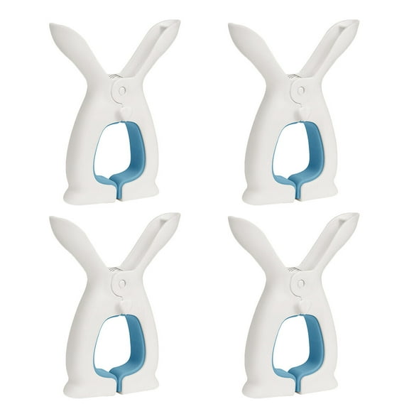 4 Pcs Suction Cup Folding Sock Drying Rack Windproof Clothespin Clamps Clips