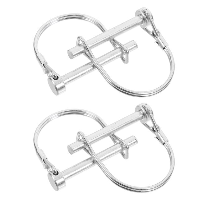 4 Pcs Wire Lock Pin Trailer Latch Pin Portable Locking Coupler Pin