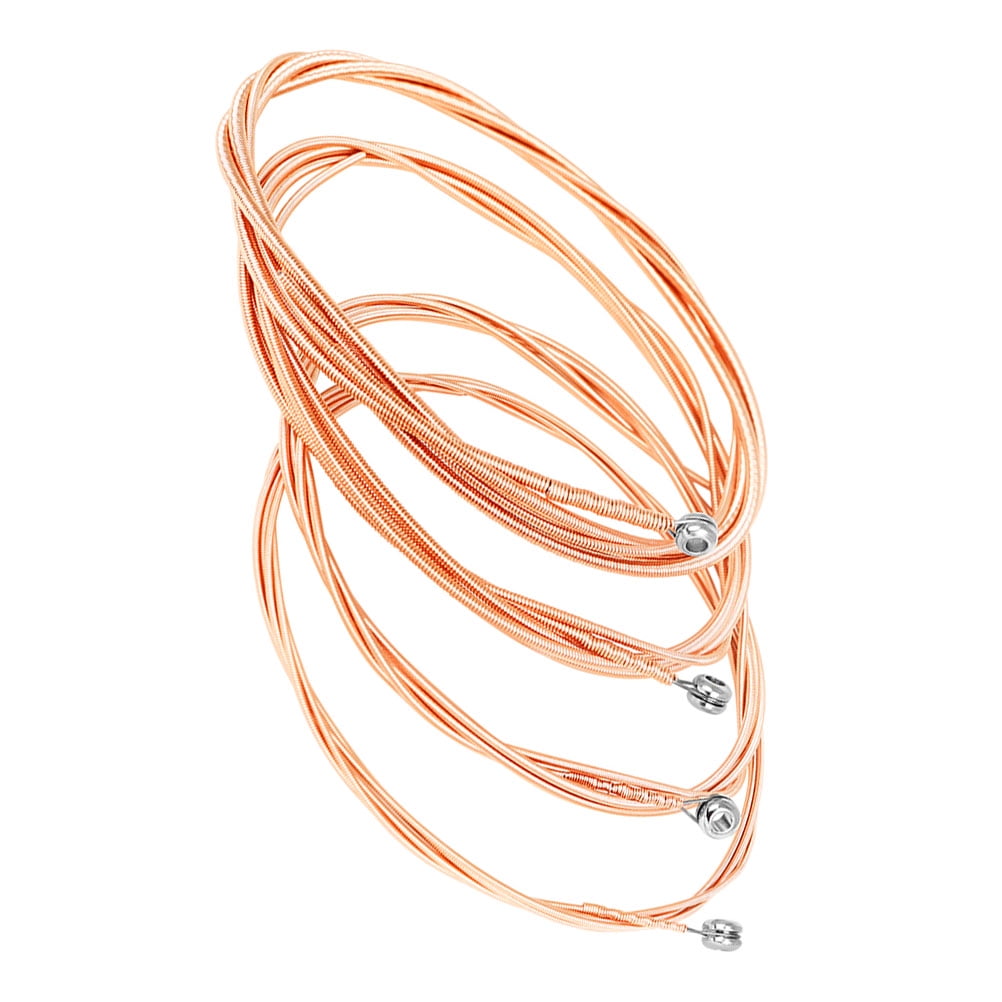 4 Pcs Wooden Bass Strings Bass Supply Instrument Parts Bass Guitar