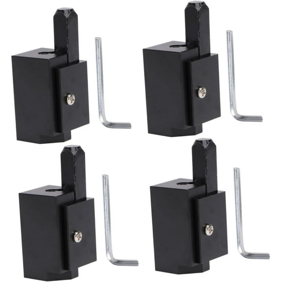 4 Pcs Woodworking Chisels Squares Tool Square Corner Chisel Mortiser for Timber Framing Fine Craftsmanship Easy to Use, Black