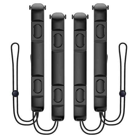 4 Pcs Wrist Straps for Switch 2 2025 joycon 2, [4 Pieces] Switch 2 Controller Handle Lanyard Attachments Replacement Parts Accessories 2025 for Switch 2 - Black