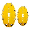 thumbnail image 1 of 4 Pcs Yellow 3D Style Brake Caliper Covers Universal Car Disc Front Rear Kits, 1 of 5