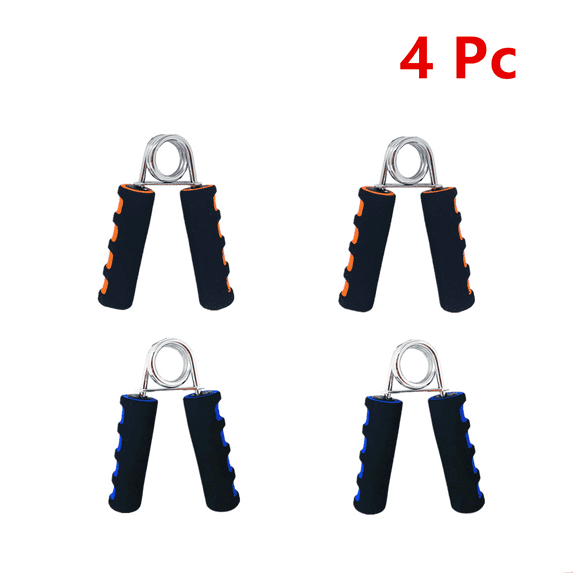 4 Pcs of Exercise Foam Hand Gripper, Forearm Grip Strengthener, Strength Training Exerciser (Colors May Vary)