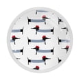 thumbnail image 1 of 4 Pcs parisian dachshund Knobs for Kitchen Cabinet Cupboard Dresser Bookcase Drawer Pulls Handles Round Home Decor, 1 of 5