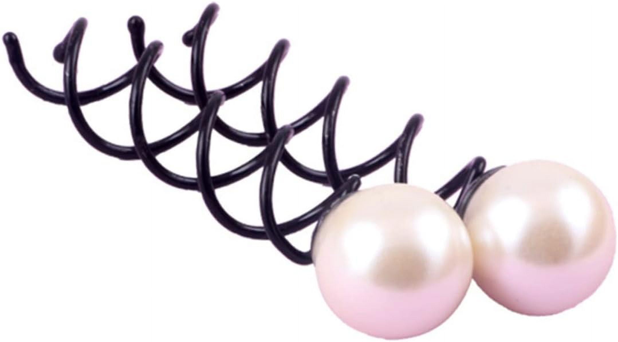 4 Pcs swirl hair Coils Spirals Hair Spiral Bun Tool hair coil pins