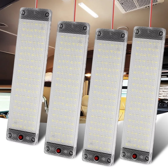 4 Pcs12V LED RV Ceiling Dome Light LED Interior Lighting for Trailer Camper RV