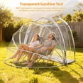 thumbnail image 1 of 4-Person Clear Bubble Tent 1 Bedroom 1 Living Room Design PVC Material PU4000 Waterproof Oxford Bottom Breathable Windows Multi-Scene for Camping Sports Watching Courtyard Leisure, 1 of 7