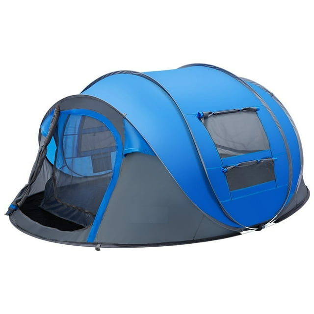 4 Person Easy Pop Up Tent Waterproof Automatic Setup 2 DoorsInstant