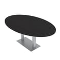 thumbnail image 1 of 4 Person Oval Conference Table Metal Base Data And Electric Module, 1 of 5