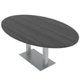 thumbnail image 1 of 4 Person Oval Conference Table Metal Base Data And Electric Module, 1 of 5