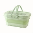 thumbnail image 1 of 4-Person Picnic Basket Set - Collapsible, Waterproof & Leak-Proof - Doubles as Stand-Up Table for Camping, Travel & Road Trips, 1 of 13