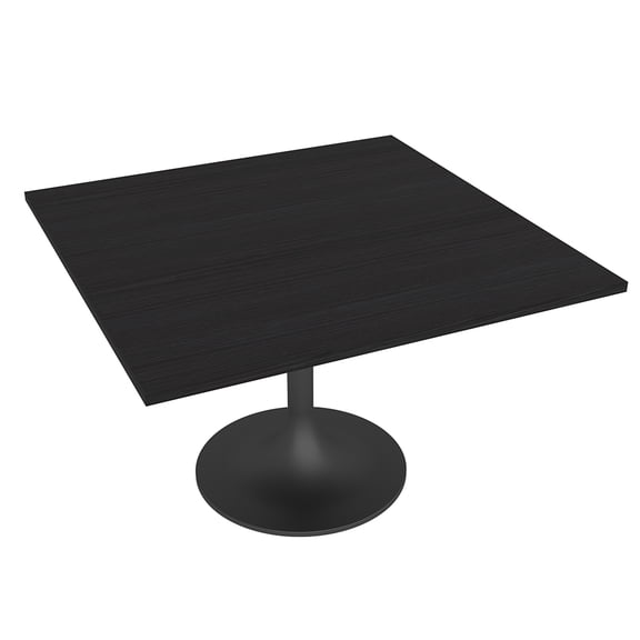 4 Person Square Meeting Table Tulip Base 46" Pedestal Office Table