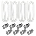 thumbnail image 1 of 4-Piece 1.25-Inch Pool Hose Set - 39-Inch Long Replacement Hoses for Above Ground Pool Pumps & Filters - Includes 8 Stainless Steel Clamps - Durable Polyethylene Construction, 1 of 1