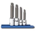 thumbnail image 1 of 4 Piece 3/8 and 1/2 Inch Drive 12 Point Triple Square Metric Bit Socket Set, 1 of 1