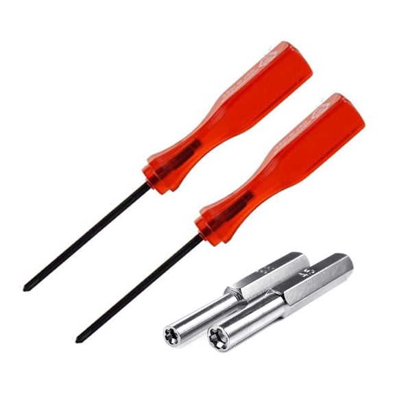 4 Piece 3.8mm/4.5mm/2.0mm +/2.5mm Y Precise Screwdriver Set Suitable for Game Console Repairs and Cartridges Disassembly
