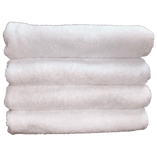 36 Pack - 12 x 12 White Cotton Ribbon Washcloths Rags - Lt Weight Thin  Cloth Rags - Bath/Exfoilating/Kitchen/Garage - 1 lb per Dozen