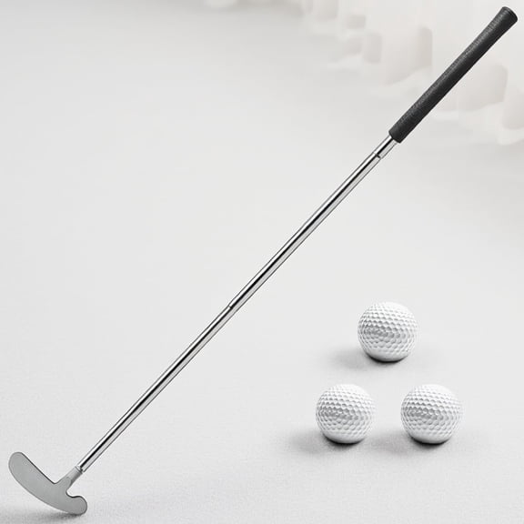 4-Piece 33" Two-Way Golf Putter Set with 3 Balls, Left & , for Men Women , Indoor Outdoor Use