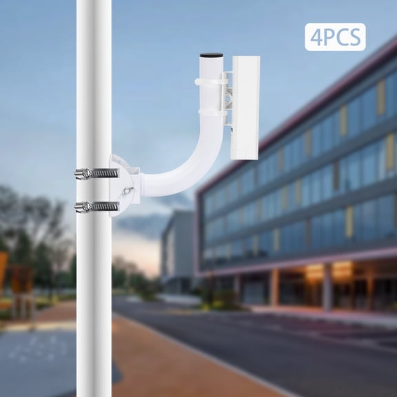 4-Piece Adjustable Angle Wall-mounted Installed on a Pole L-shaped Universal Wireless Bridge Bracket Mount
