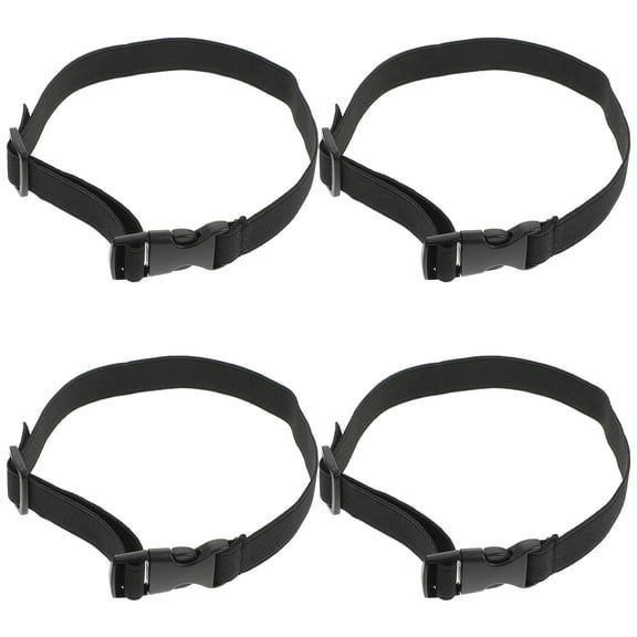 4-Piece Adjustable Straps with Clips, Plastic Buckle Replacement Straps for Bags, Luggage, Outdoor Use