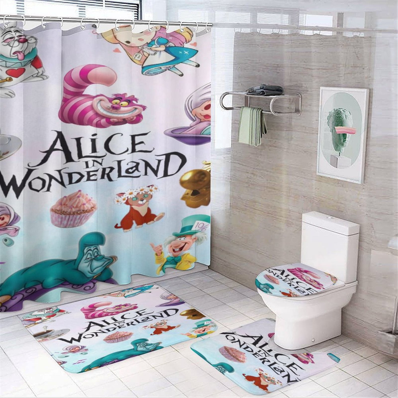Alice In Wonderland Bathroom Decor