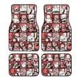 thumbnail image 1 of 4 Piece All-Weather Car Mat, My Hero Academia Kirishima Collage Car Floor Mats with Universal Fit Design for Cars Trucks SUV, 1 of 7